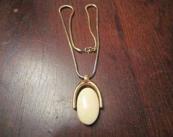 Trifari Necklace and Spinner Pendant