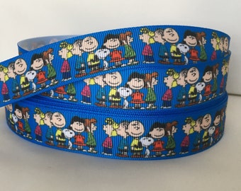 5 YDS Peanuts Ribbon - Snoopy - Lucy - Charlie Brown
