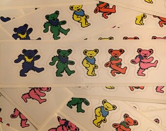 Dancing Bears Sticker Sheet - Grateful Dead