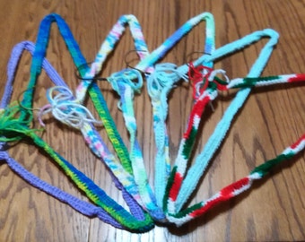 Crochet covered hangers