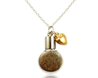 St. Ives, Cornwall, UK Beach Sand Pendant
