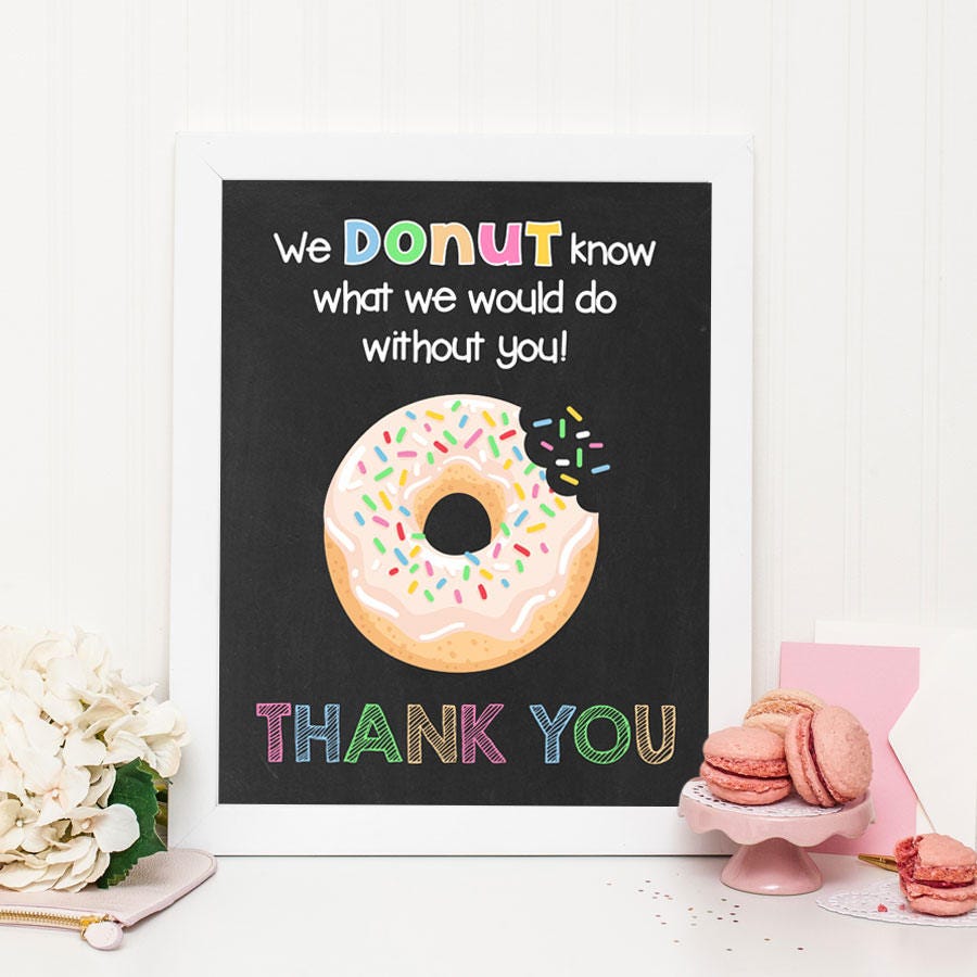 check out these 2 adorable donut printables free to download and print