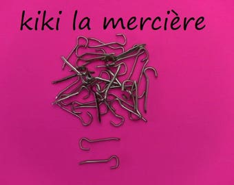 ardillons, tige fermoir ceinture nickele éxpédit paris lot assorti de 12 pièces en 4 tailles
