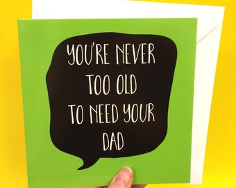 funny fathers day card offensive card for dad like father