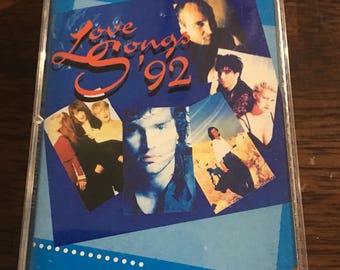 Love Songs 92 Cassette Tape