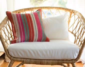 18 x 18 Multicolor Frazada Pillow Cover, Peru Pillow Cover