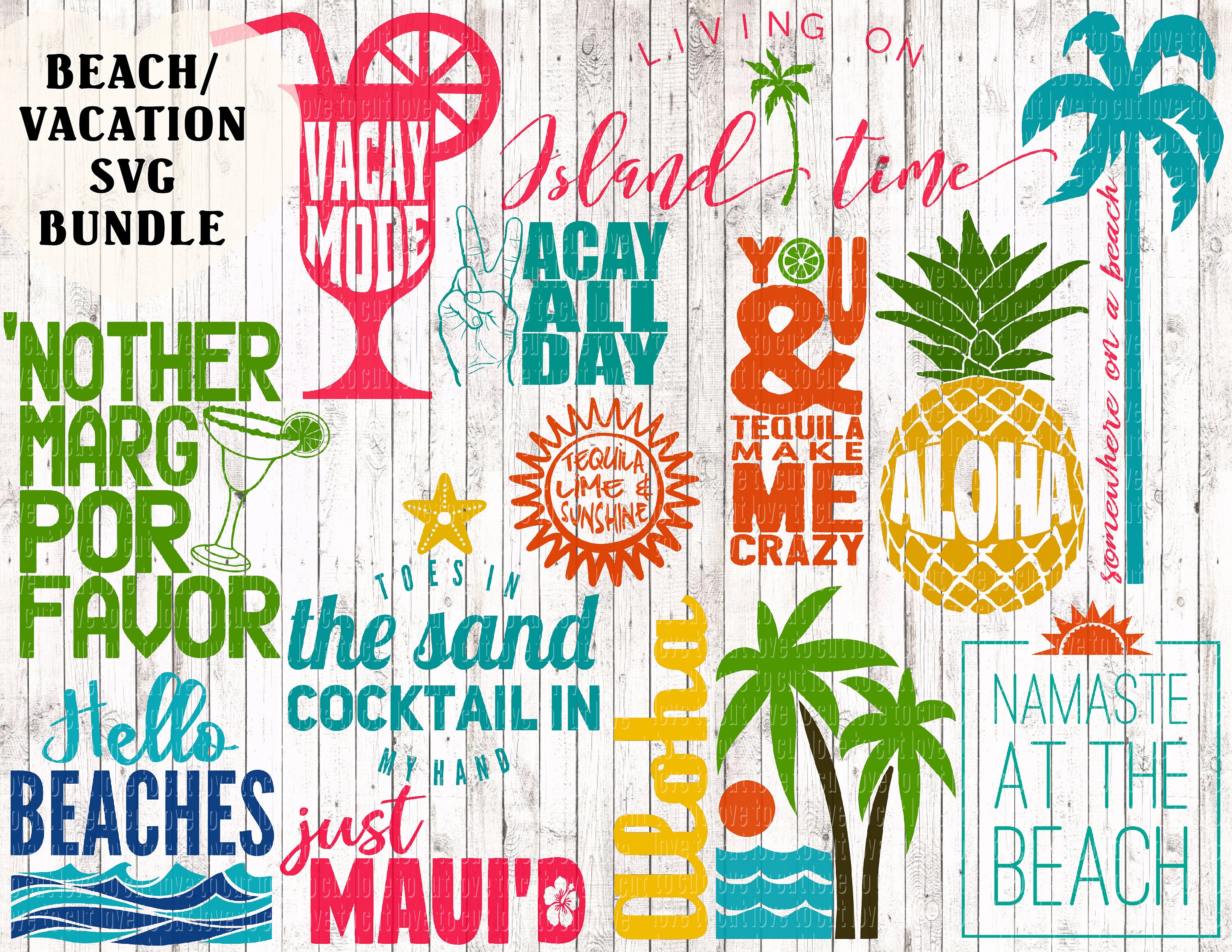 Download vacation svg bundle beach svg bundle aloha svg tropical