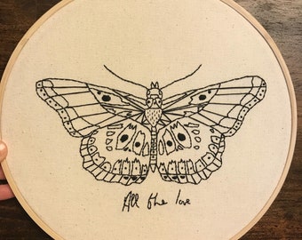 Harry Styles Butterfly Tattoo Embroidery