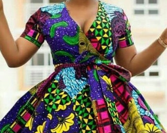 CUSTOMISED Kitenge Patchwork Dress
