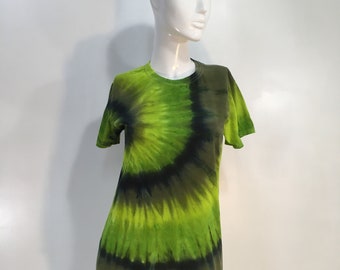 lime green tie dye shirt