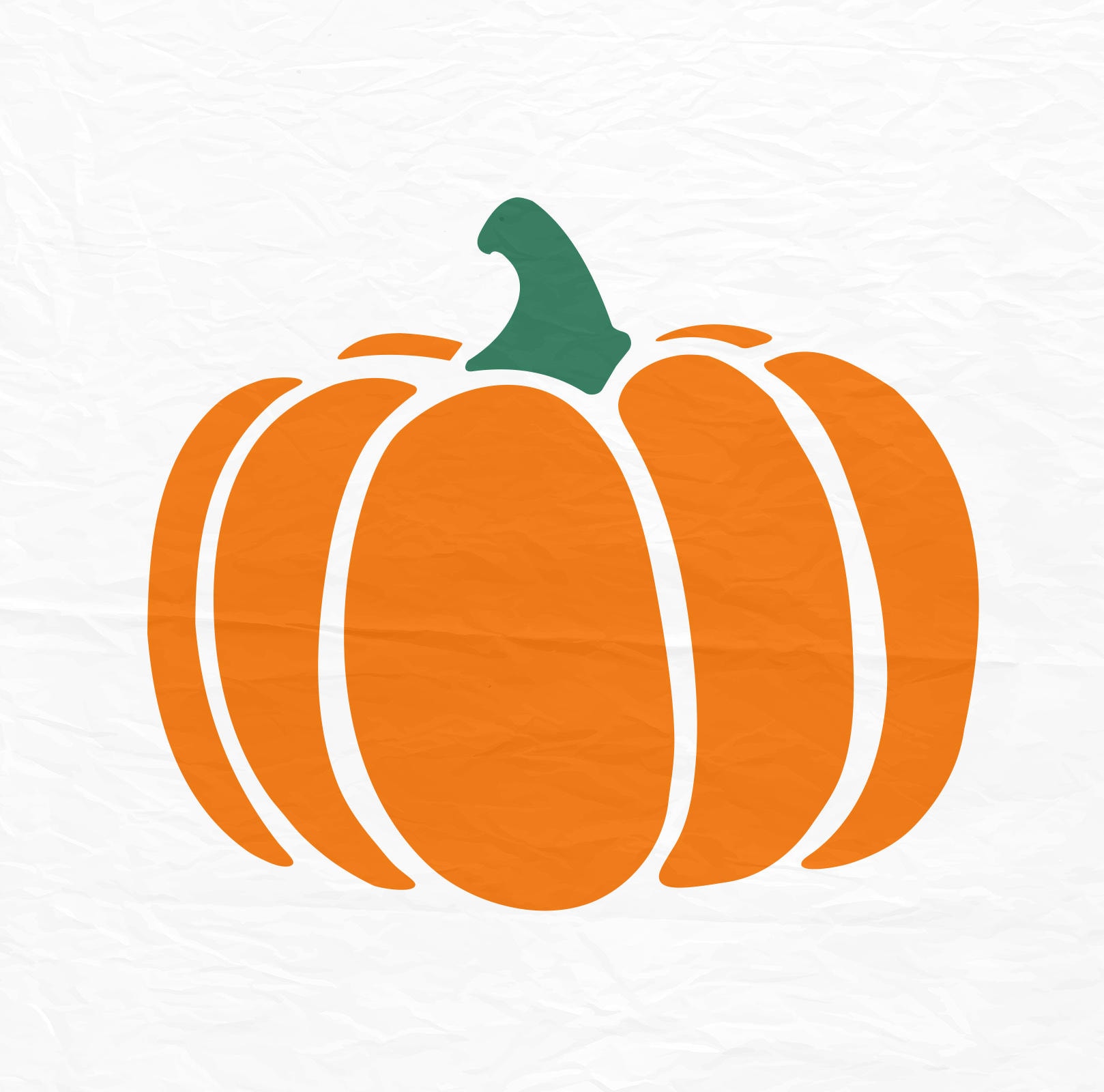 Pumpkin SVG Pumpkin Cut File Silhouette Cut File Cricut Cut