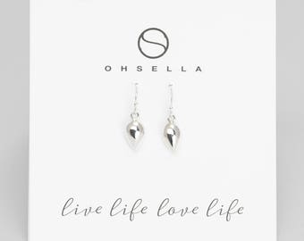 Dangle Earrings, Sterling silver Earrings, Dainty Sterling Silver Earrings, Everyday Earrings, Small Earrings, Tiny Earrings (2152E)