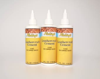 Leather Glue Non Toxic Leather Cement Glue for Leather by Fiebings