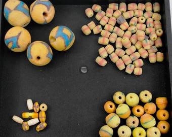 Assortment Of Trade Beads In Varying Sizes