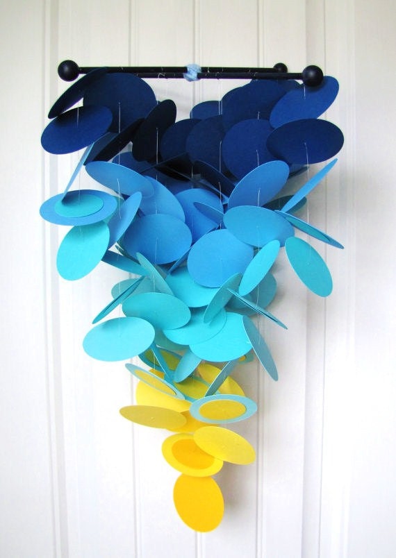 Items similar to Crib Baby Mobile Rising Sun Baby Mobile Modern Crib Mobile on Etsy