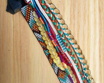 Magnetic multi strand Cuff Bracelet