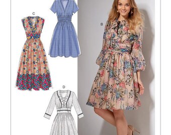 Dress by McCall's M7537 sewing pattern