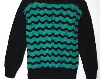 SALE! Vintage 1980's Zig Zag Jumper