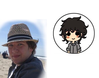 Personalized Chibi! Wedding couple, friends, favorite characters from a book/movie/series
