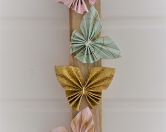 Origami butterflies wall decor