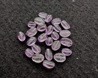 Vintage Amethyst Flat Ovals
