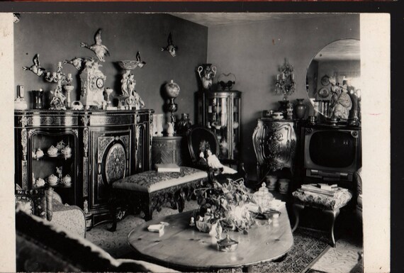 Puff's Antiques + Greenfield, Indiana + Vintage Photo Postcard