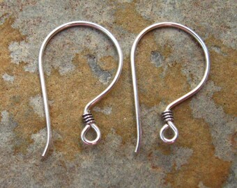 Bali Sterling Silver Earwires with Coil 18 x 10mm Pick How Many You Want