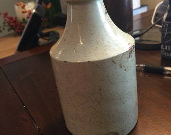 Victorian Stoneware Ink Bottle