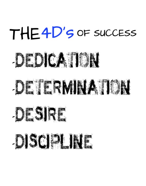 Image result for determination discipline and dedication