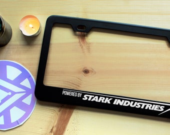 Stark Industries Inspired License Plate Frame