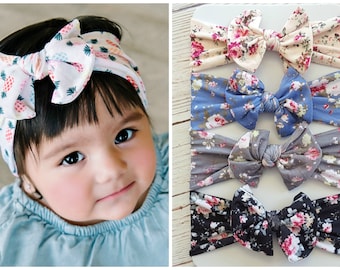 Baby Headbands, Baby Head wraps,Nylon Baby headbands, nylon headband, girls headbands, white baby headband, Infant toddler newborn headbands