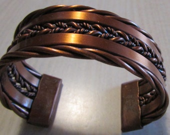 Handmade Copper Cuff Bracelet