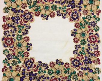 Authentic CHANEL Jewelry Silk Scarf