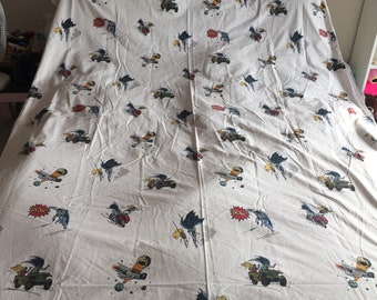1990s Batman twin size flat sheet