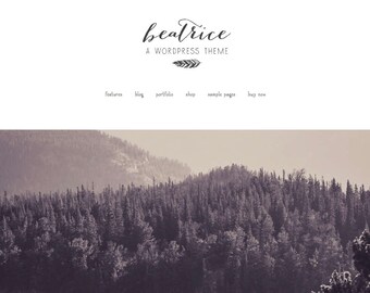 Feminine Wordpress Theme Responsive Wordpress Template Genesis Child Theme Photographer Wordpress Theme Ecommerce Wordpress Blog Theme