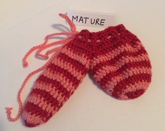 Pink and Red Willie Warmer - Clearance priced