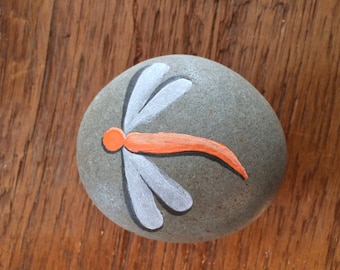 Hand Painted Dragonfly Stones