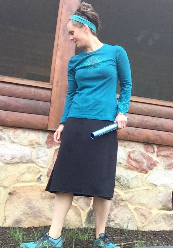 Modest Running Skirt Modest Exercise Gym Skirt Revamped