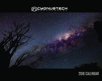 CYGNUS 2018 PHOTOGRAPHY CALENDAR A4 ( signed )