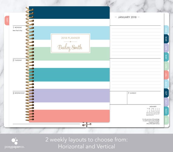 personalized monthly calendars