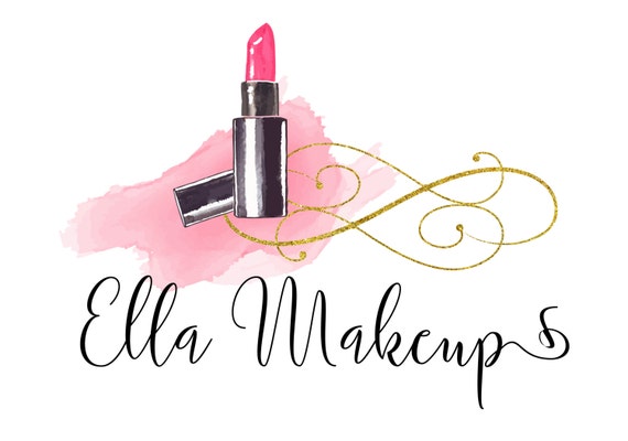 DIGITAL Custom logo design lipstick logo beauty logo makeup