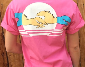 Wrangler western rodeo vintage button up barbie cowgirl ken cowboy 90s horses