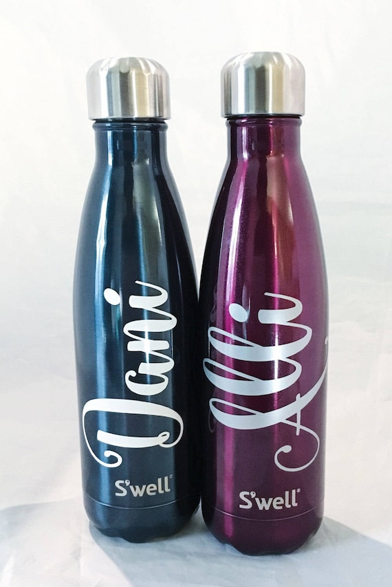S'well Water Bottle with Personalized Custom Name or Monogram