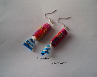 earring caram'bar rainbow color