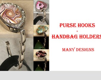 Handbag Hanger Purse Hook Gift for Women Bridal Shower Favors with 5 Unique Designs