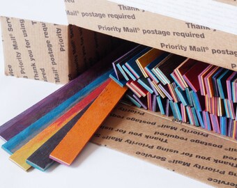 Dyed Laminate Wood - Rip Strips