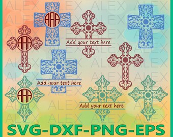 70% OFF, Cross Svg, Cross Mandala Cut Files, Cross Monogram SVG, Cross Split Monogram, Mandala Cross, Cross Cut Files, svg, png, eps, dxf