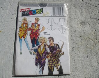 pattern jacket 38 40 42 44 46 48 50 52 BURDA carnival clown