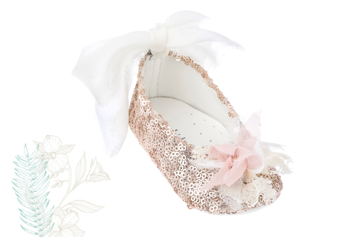 Crib shoes Leather baby shoes Baby girl shoes Handmade shoes