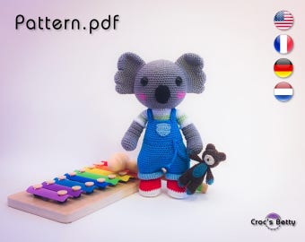 Pattern - Kalypso, little Koala and his Teddy Bear